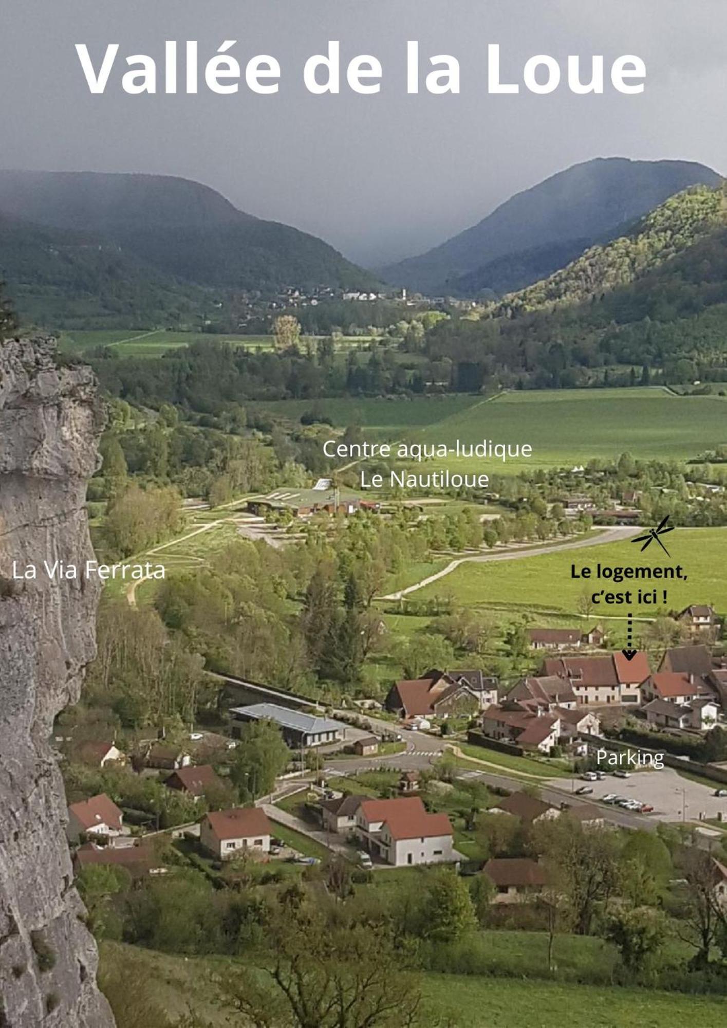 Maison De Vacances - Vue Panoramique Riviere Ornans Kültér fotó